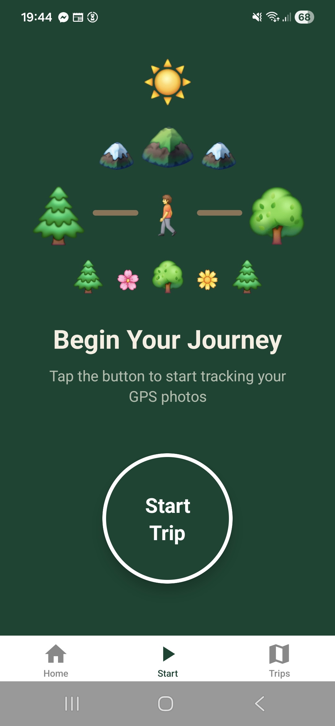 PictPath - Start trip